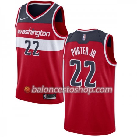 Camiseta Hombre NBA Washington Wizards Otto Porter Jr 22 Nike 2017-18 Rojo Swingman
